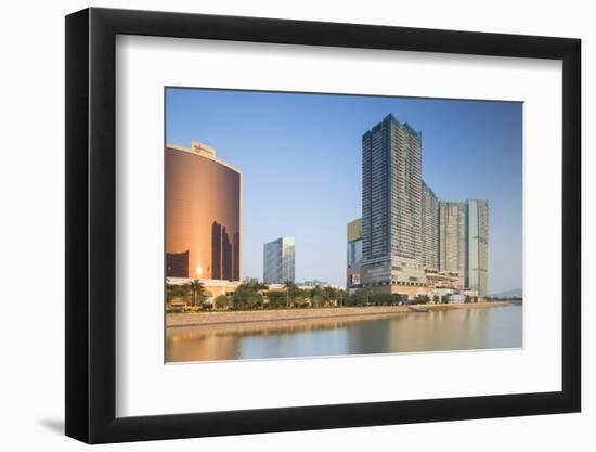 Wynn Hotel and One Central Complex, Macau, China, Asia-Ian Trower-Framed Photographic Print