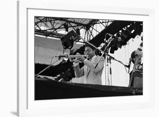 Wynton Marsalis, Knebworth, 1982-Brian O'Connor-Framed Photographic Print