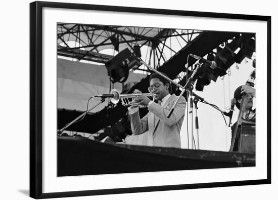 Wynton Marsalis, Knebworth, 1982-Brian O'Connor-Framed Photographic Print