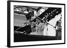 Wynton Marsalis, Knebworth, 1982-Brian O'Connor-Framed Photographic Print