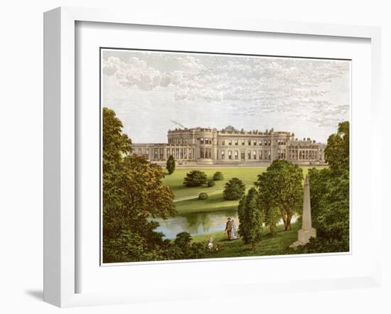 Wynyard Park, County Durham, Home of the Marquis of Londonderry, C1880-Benjamin Fawcett-Framed Giclee Print