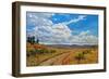 Wyoming Backroad near Vedauwoo, Wyoming-Patty Baker-Framed Premium Giclee Print