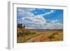 Wyoming Backroad near Vedauwoo, Wyoming-Patty Baker-Framed Premium Giclee Print