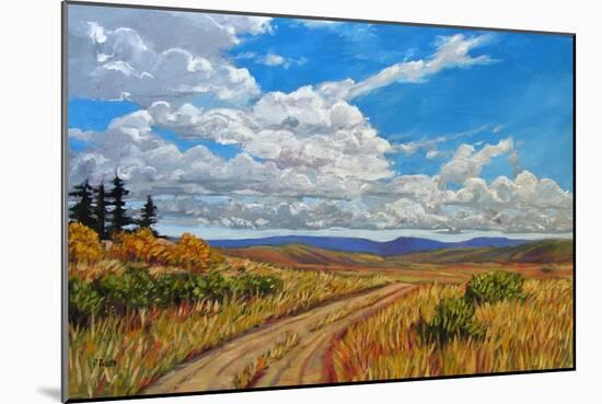 Wyoming Backroad near Vedauwoo, Wyoming-Patty Baker-Mounted Art Print