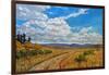 Wyoming Backroad near Vedauwoo, Wyoming-Patty Baker-Framed Art Print