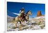 Wyoming Cowboy-Darrell Gulin-Framed Photographic Print