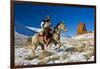 Wyoming Cowboy-Darrell Gulin-Framed Photographic Print
