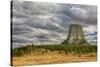 Wyoming, Devils Tower National Monument, Devils Tower-Jamie & Judy Wild-Stretched Canvas