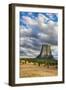 Wyoming, Devils Tower National Monument, Devils Tower-Jamie & Judy Wild-Framed Photographic Print