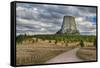 Wyoming, Devils Tower National Monument, Devils Tower-Jamie & Judy Wild-Framed Stretched Canvas