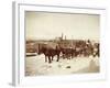 Wyoming Grand Encampment Stagecoach-null-Framed Art Print