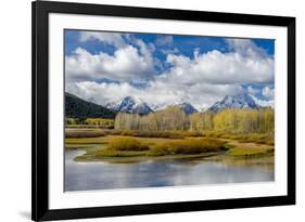 Wyoming, Grand Teton National Park. Landscape of Water, Forest and Mountains-Jaynes Gallery-Framed Photographic Print