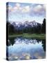 Wyoming, Grand Teton National Park, Rocky Mts, the Grand Tetons and Snake River-Christopher Talbot Frank-Stretched Canvas