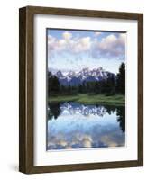 Wyoming, Grand Teton National Park, Rocky Mts, the Grand Tetons and Snake River-Christopher Talbot Frank-Framed Photographic Print