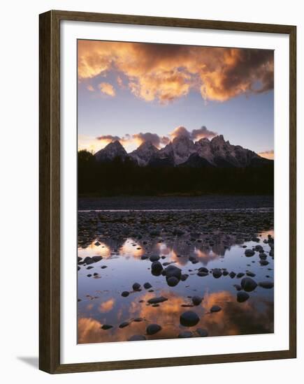 Wyoming, Grand Teton National Park, Rocky Mts, the Tetons and the Snake River-Christopher Talbot Frank-Framed Premium Photographic Print