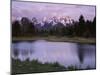 Wyoming, Grand Teton National Park, the Grand Tetons Above the Snake River-Christopher Talbot Frank-Mounted Premium Photographic Print