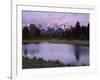 Wyoming, Grand Teton National Park, the Grand Tetons Above the Snake River-Christopher Talbot Frank-Framed Photographic Print