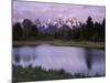 Wyoming, Grand Teton National Park, the Grand Tetons Above the Snake River-Christopher Talbot Frank-Mounted Photographic Print