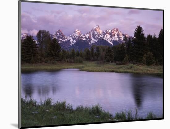 Wyoming, Grand Teton National Park, the Grand Tetons Above the Snake River-Christopher Talbot Frank-Mounted Photographic Print