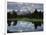 Wyoming, Grand Teton NP, the Grand Tetons and Clouds-Christopher Talbot Frank-Framed Photographic Print