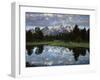 Wyoming, Grand Teton NP, the Grand Tetons and Clouds-Christopher Talbot Frank-Framed Photographic Print