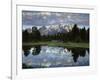 Wyoming, Grand Teton NP, the Grand Tetons and Clouds-Christopher Talbot Frank-Framed Photographic Print