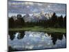 Wyoming, Grand Teton NP, the Grand Tetons and Clouds-Christopher Talbot Frank-Mounted Photographic Print