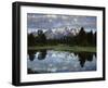 Wyoming, Grand Teton NP, the Grand Tetons and Clouds-Christopher Talbot Frank-Framed Premium Photographic Print