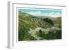 Wyoming, Lincoln Highway View of Eagle Rock East of Evanston-Lantern Press-Framed Art Print