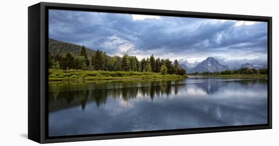 Wyoming. Oxbow Bend of the Snake River-Jaynes Gallery-Framed Stretched Canvas