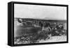 Wyoming - Rock Formations near Laramie-Lantern Press-Framed Stretched Canvas