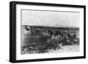 Wyoming - Rock Formations near Laramie-Lantern Press-Framed Art Print