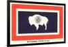 Wyoming State Flag-null-Framed Art Print