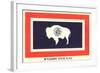 Wyoming State Flag-null-Framed Art Print