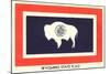 Wyoming State Flag-null-Mounted Art Print