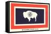 Wyoming State Flag-null-Framed Stretched Canvas