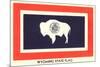 Wyoming State Flag-null-Mounted Art Print