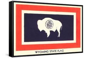 Wyoming State Flag-null-Framed Stretched Canvas