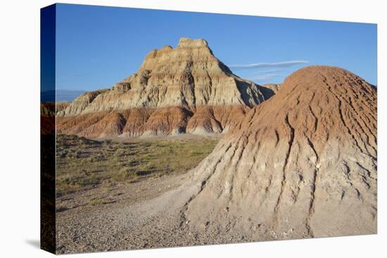 Wyoming, Sublette County, Badlands Landscape-Elizabeth Boehm-Stretched Canvas