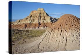 Wyoming, Sublette County, Badlands Landscape-Elizabeth Boehm-Stretched Canvas