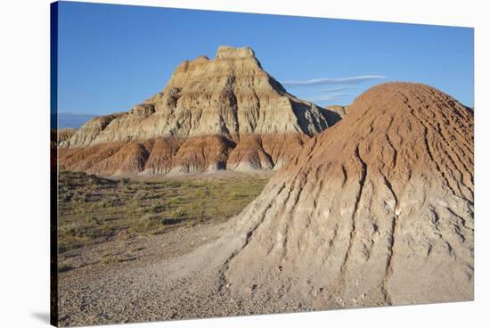 Wyoming, Sublette County, Badlands Landscape-Elizabeth Boehm-Stretched Canvas