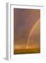 Wyoming, Sublette County, Double Rainbow in Stormy Sky-Elizabeth Boehm-Framed Photographic Print