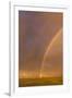 Wyoming, Sublette County, Double Rainbow in Stormy Sky-Elizabeth Boehm-Framed Photographic Print