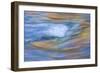 Wyoming, Sublette County, Pine Creek Abstract and Fall Colors-Elizabeth Boehm-Framed Photographic Print