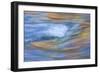 Wyoming, Sublette County, Pine Creek Abstract and Fall Colors-Elizabeth Boehm-Framed Photographic Print