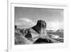 Wyoming - US Hwy 30 View of Toll Gate Rock, Green River-Lantern Press-Framed Art Print