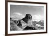 Wyoming - US Hwy 30 View of Toll Gate Rock, Green River-Lantern Press-Framed Art Print