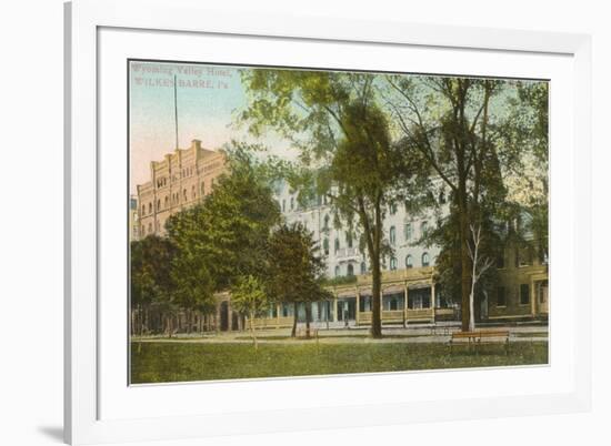 Wyoming Valley Hotel, Wilkes-Barre, Pennsylvania-null-Framed Art Print