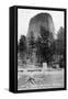 Wyoming - View of Devil's Tower National Monument-Lantern Press-Framed Stretched Canvas