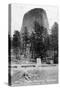 Wyoming - View of Devil's Tower National Monument-Lantern Press-Stretched Canvas